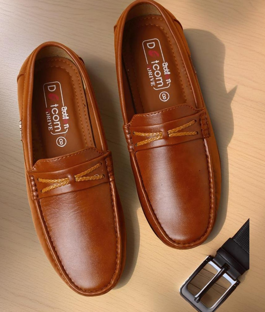 action Action Dotcom DRIVE 47 Light Weight Comfortable Trendy Synthetic Leather Loafers For Men