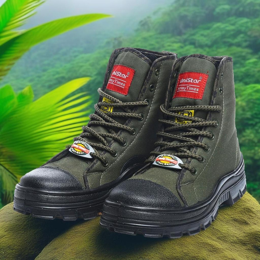 Unistar high best sale ankle jungle boots