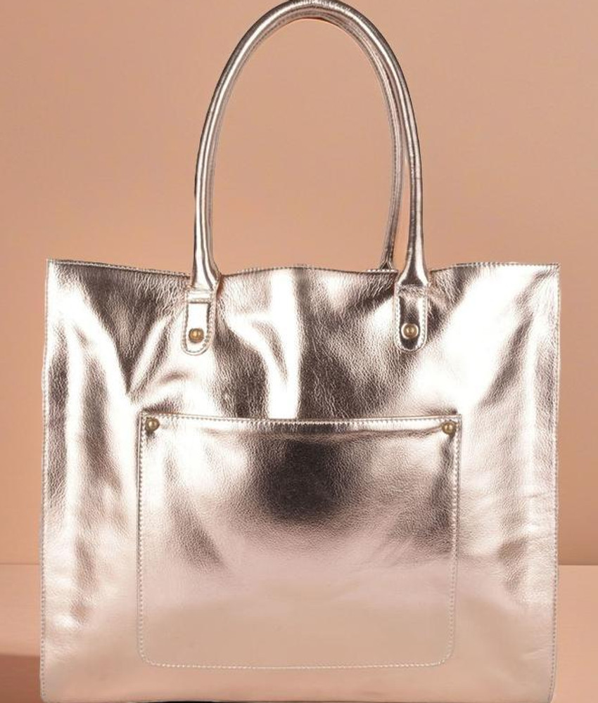 Rose gold tote on sale
