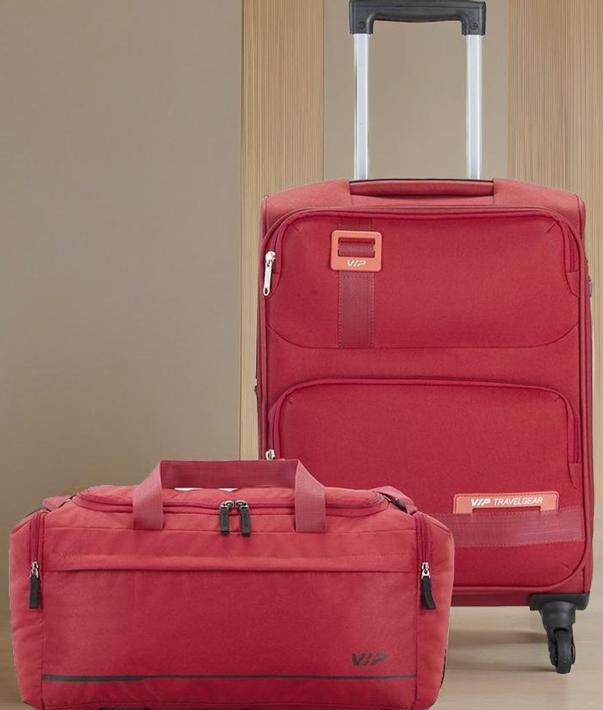 VIP Domina Durable Polyester Soft sided Cabin size trolley with