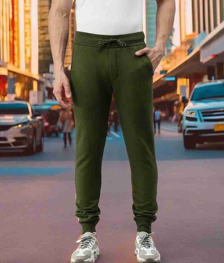 Sporto Solid Men Dark Green Track Pants Buy Sporto Solid Men