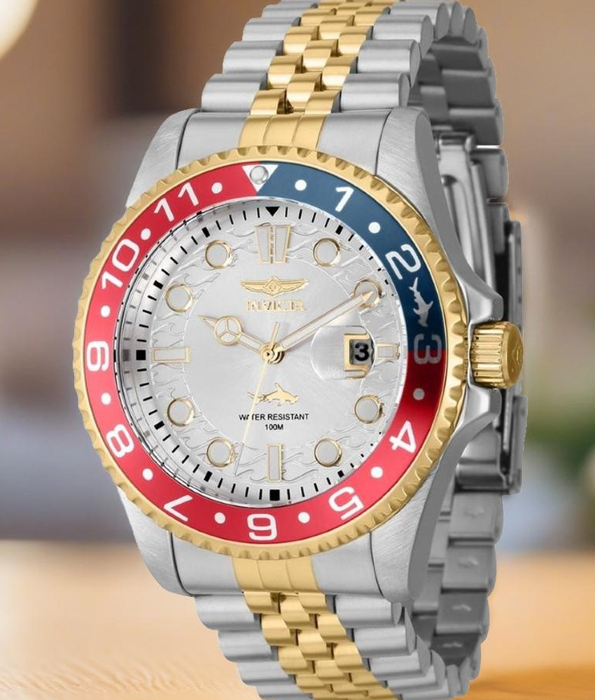 INVICTA 40012 Pro Diver Quartz Silver Dial Analog Watch For Men
