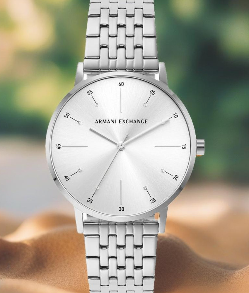 Armani exchange mesh watch hotsell