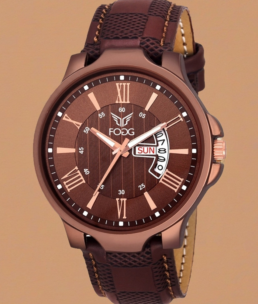 FOGG 1164 BR 1164 BR Brown Day and Date Unique New Analog Watch For Men Buy FOGG 1164 BR 1164 BR Brown Day and Date Unique New Analog Watch For Men 1164 BR Online
