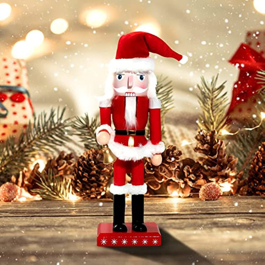 Wooden santa nutcracker hotsell