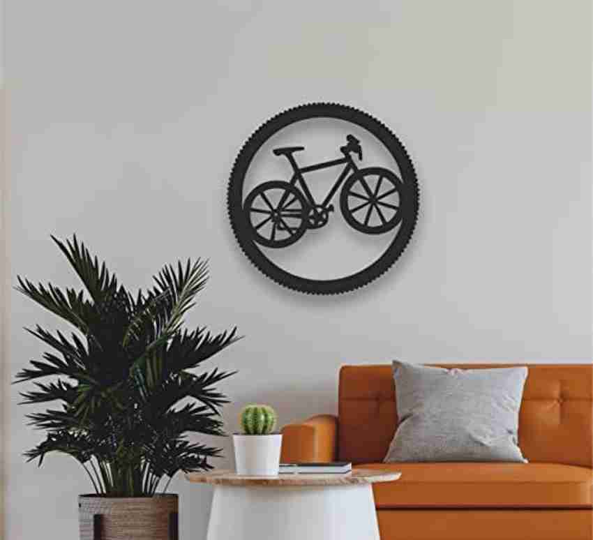 Bicycle wheel sales wall art