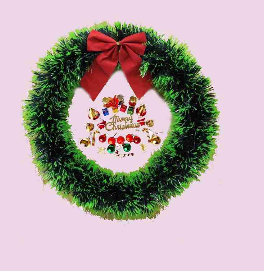 Pascal Christmas Wreath Wall Hanging Decoration ring garland 15 Free Decorations Wreath Pack of 1 Price in India Buy Pascal Christmas Wreath Wall Hanging Decoration ring garland 15 Free Decorations Wr...