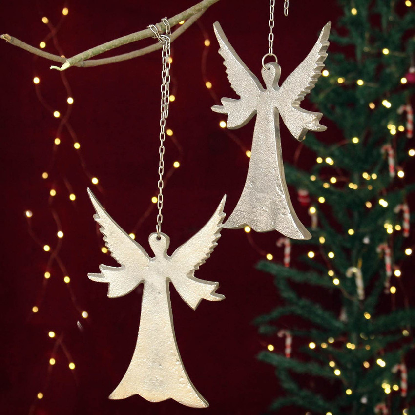 Metal store tree ornaments