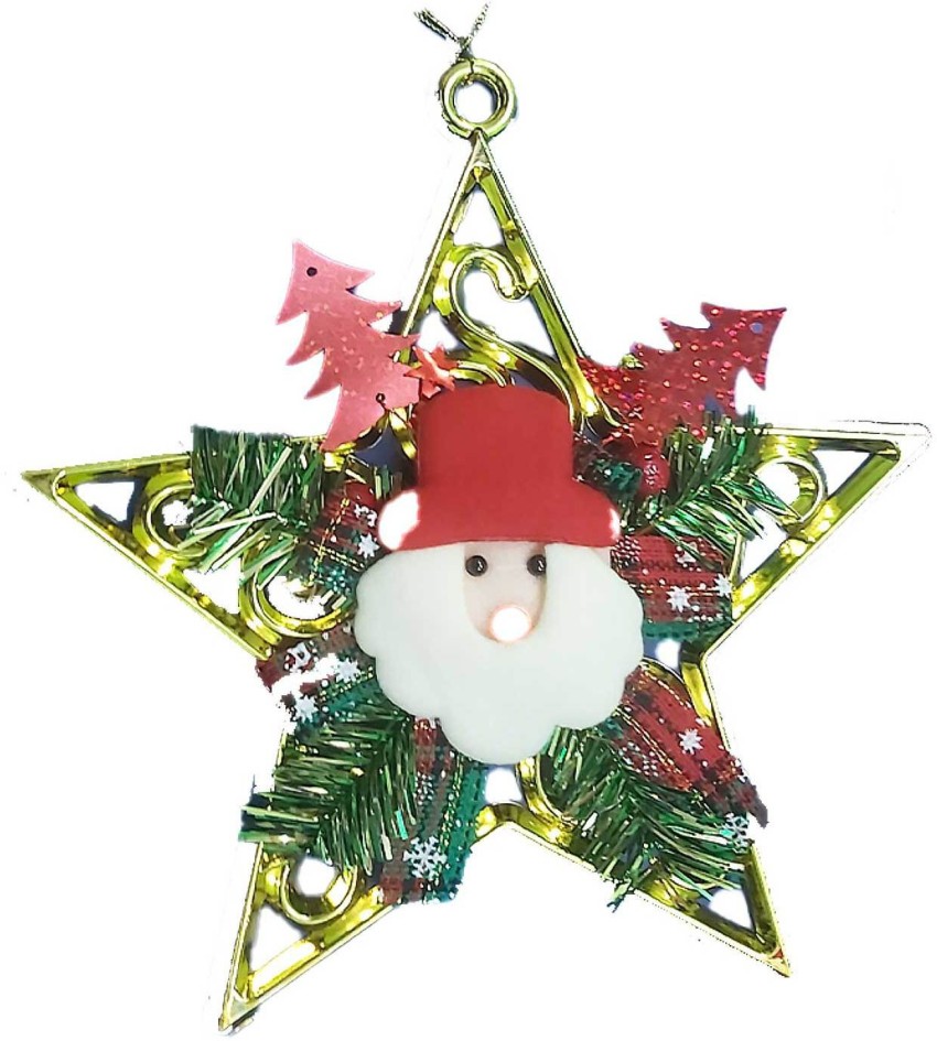 CESTO Christmas Decoration Items, Hanging Star Santa Claus Christmas Xmas  Ornaments Hanging Star Pack of 1 Price in India - Buy CESTO Christmas  Decoration Items