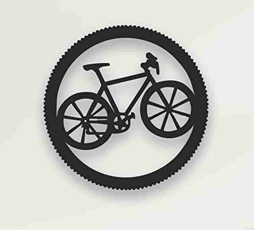 Dekadron Metal Bike Wall Art Cyclist Gift Biker Art Bicycle Wall