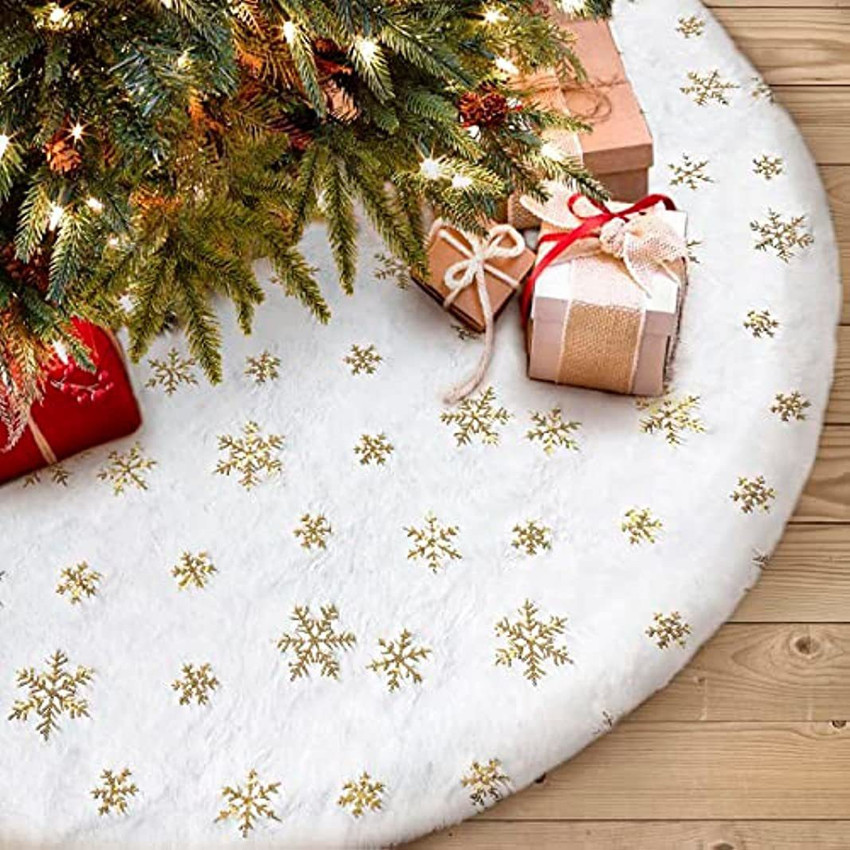 Gold skirt deals for christmas tree