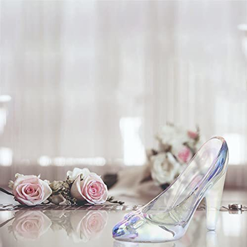Cinderella sandals with sight glass heels sales