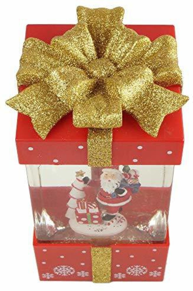 Kuda Moda Christmas Globes Musical Gift Box Style Battery Operated