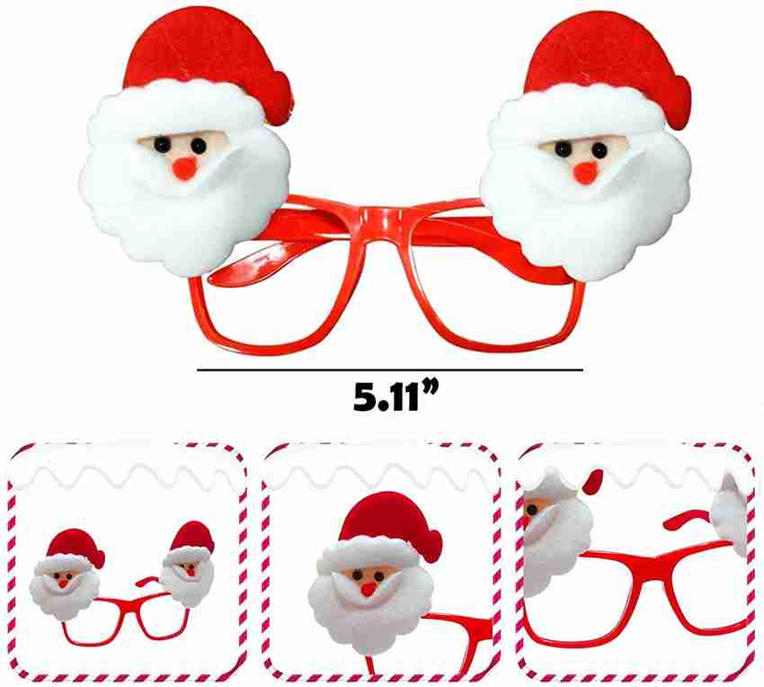 Wynk Santa Claus Eyeglasses for Christmas Party Celebration Party