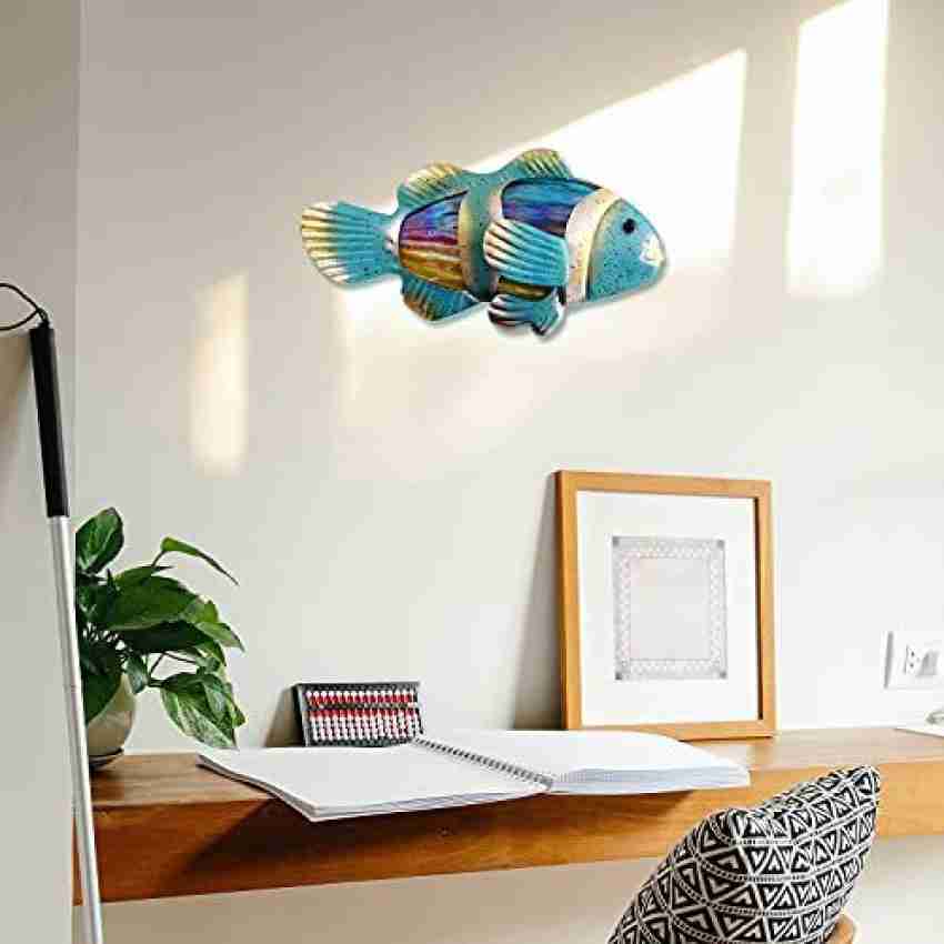 Liffy Metal Fish Wall Art Handcrafted Glass & Metal Tropical Fish Wall  Décor Hanging Ornaments Pack of 1 Price in India - Buy Liffy Metal Fish  Wall Art Handcrafted Glass & Metal