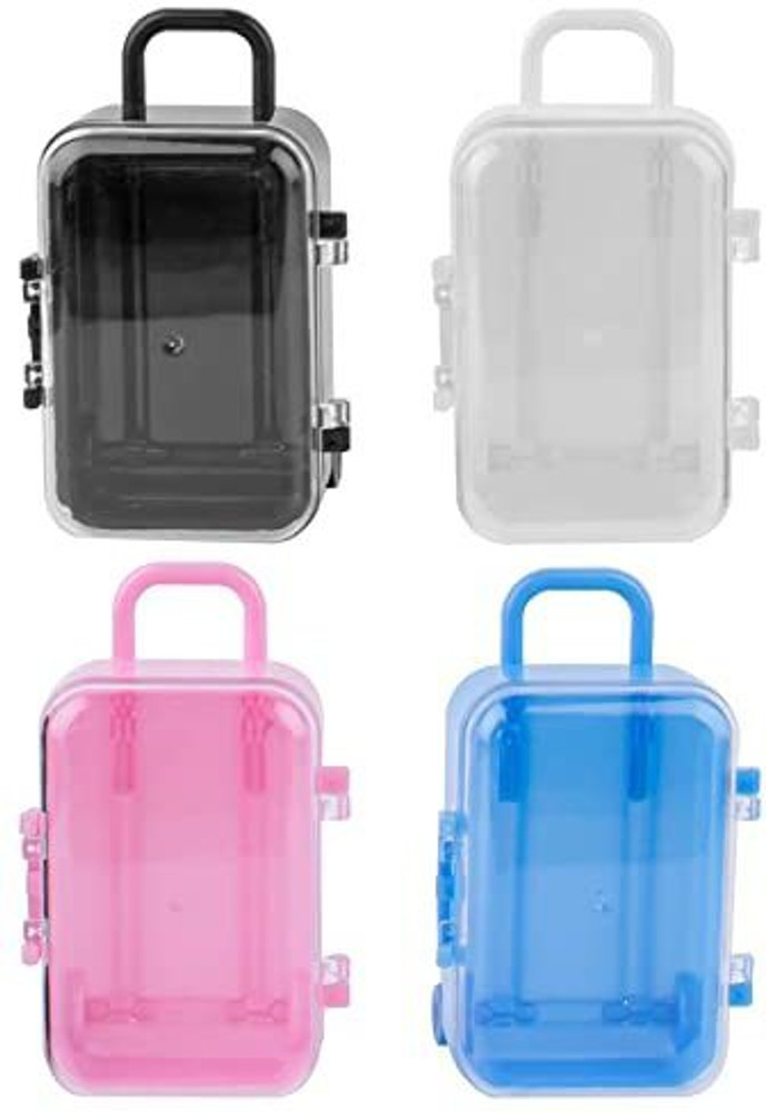 Mini clear plastic hotsell suitcase