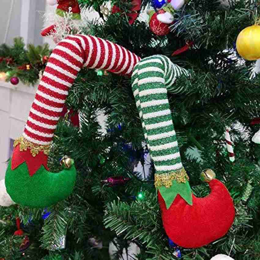 Christmas tree outlet with elf legs