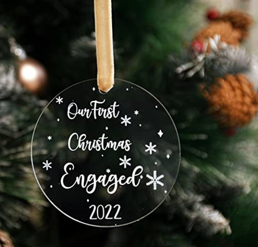 Engagement ornament on sale