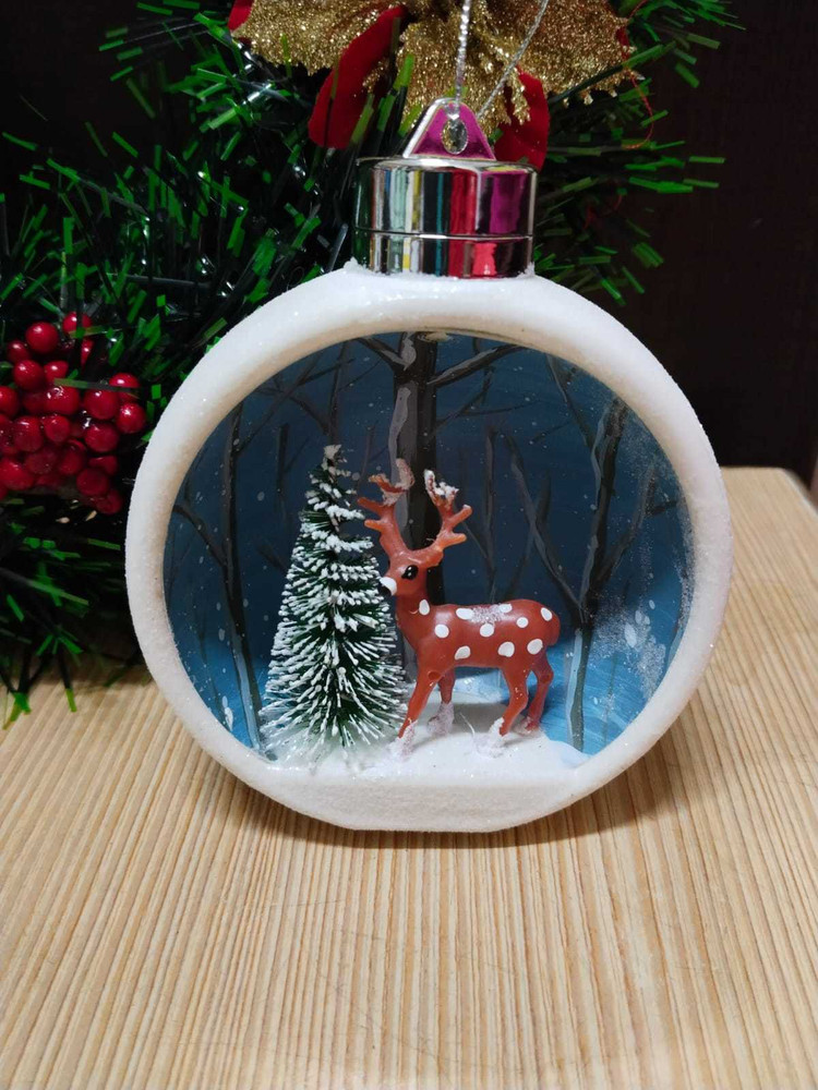 Luckypot Plastic Deer Snowball Light for Christmas Decorations/Tree Decoration| Hanging Ornaments Pack of 1 Price in India - Buy Luckypot Plastic Deer Snowball Light for Christmas Decorations/Tree Decoration| Hanging Ornaments Pack of
