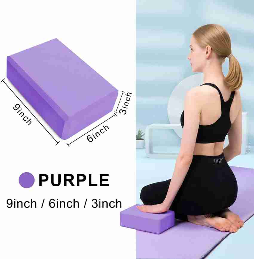 AJRO DEAL Yoga Blocks / Bricks & Stretching Strap Belt Combo for Support,  Flexibility Fitness Accessory Kit Kit