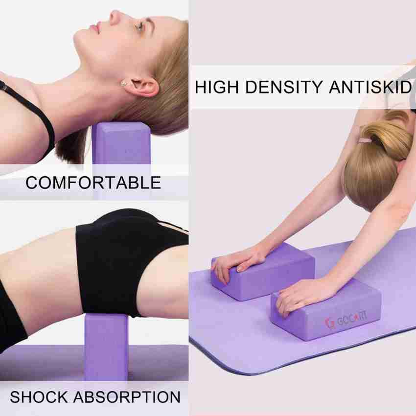 GOCART Yoga Brick Stretching Exercise Home Gym Sports Fitness Workout  Pilates Brick Yoga Blocks