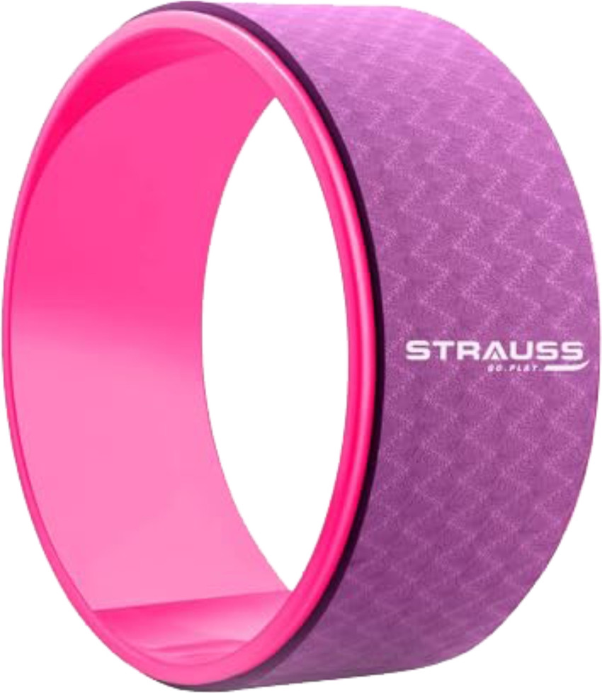 Strauss Yoga Wheel Yoga Roller for Back Bends Yoga Accessories