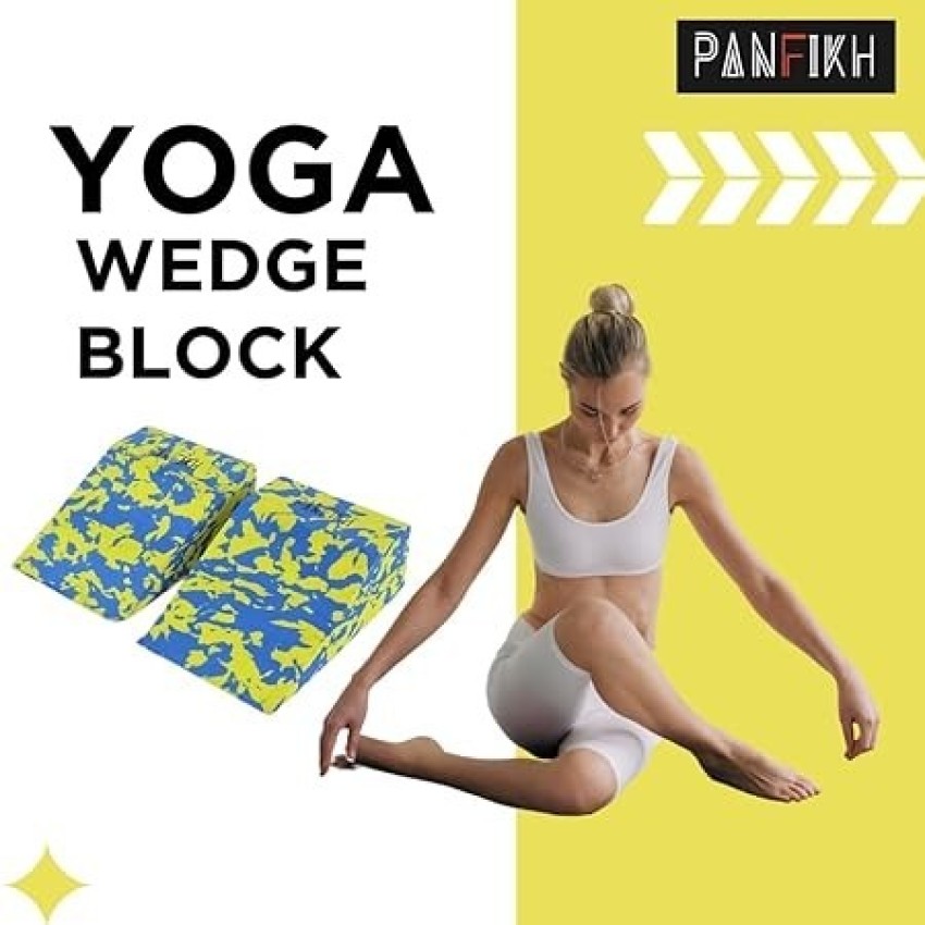 PANFIKH Yoga Wedge Blocks for Yoga, Pushup, Squat, Weightlifting Yoga  Blocks Price in India - Buy PANFIKH Yoga Wedge Blocks for Yoga, Pushup,  Squat, Weightlifting Yoga Blocks online at