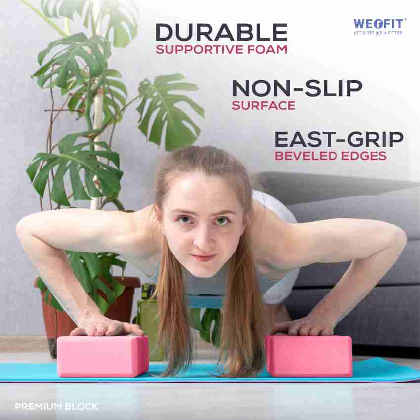 Yoga Blocks – Supportive, Soft Non-Slip Foam Surface, Multi-colors