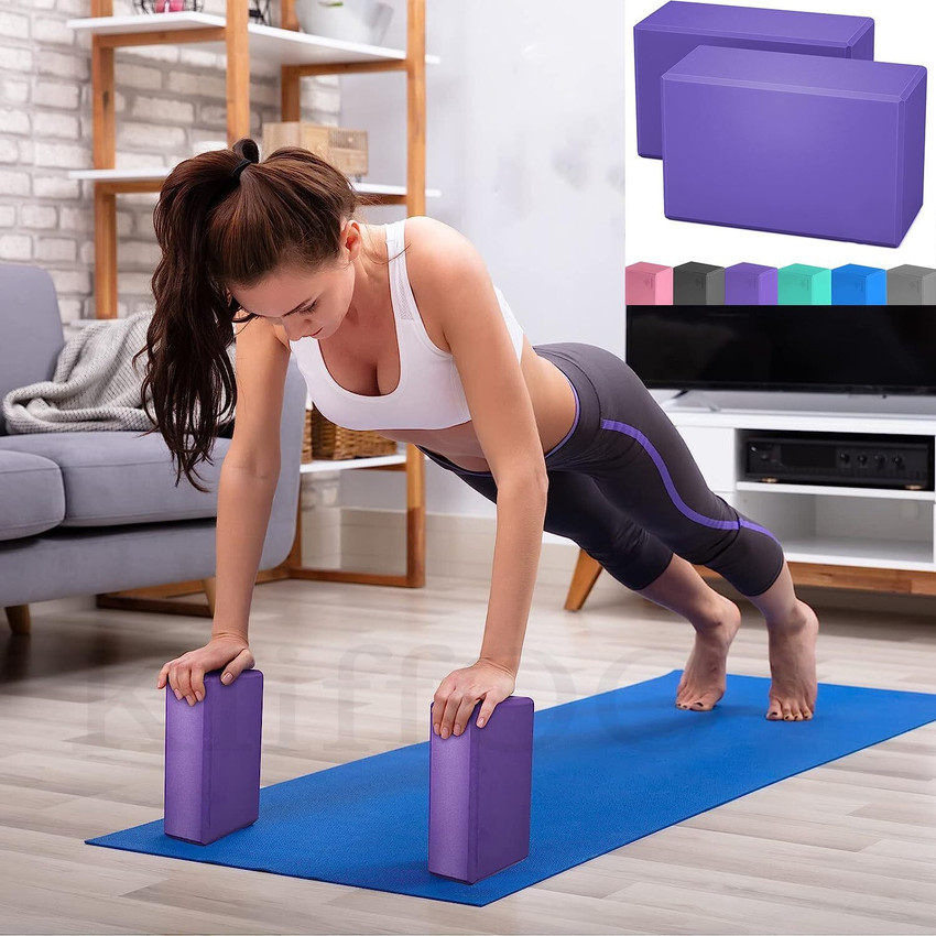 Lufarp Yoga Blocks Yoga Brick Gym Exercise Eva Foam Yoga Blocks Yoga Foam Block Yoga Blocks Price in India Buy Lufarp Yoga Blocks Yoga Brick Gym Exercise Eva Foam Yoga Blocks