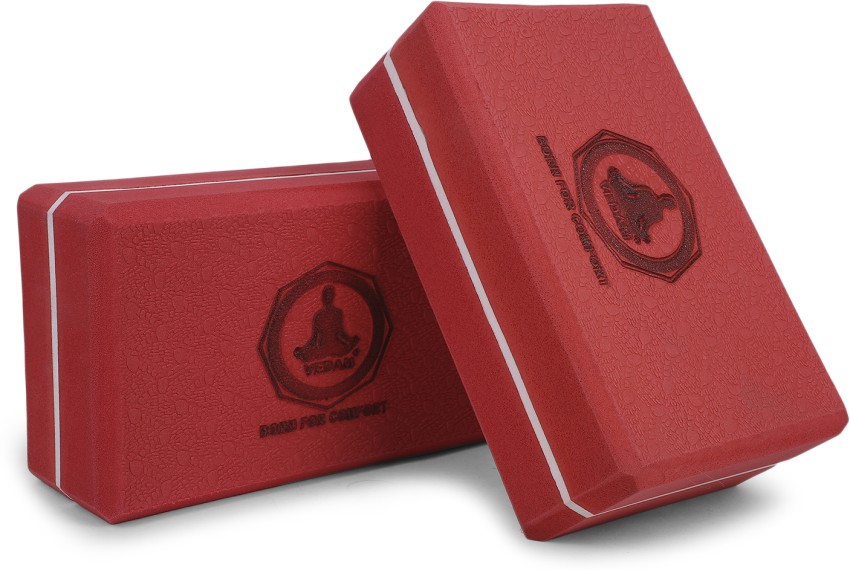 Serveuttam 2 Pack Yoga Blocks with Yoga Belt High Density EVA Foam Brick  Soft Non-Slip Surface Exercise Bricks Stability and Balance for Exercise,  Yoga, Pilates, Meditation, Aid Balance (Purple) : : Sports