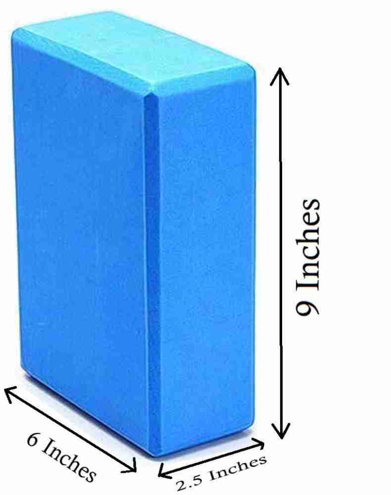 Buy FirstFit Yoga Block - High Density EVA Foam Multicolour Bricks Yoga  Foam Exercise Blocks (23 x 7 x 15 cm, Set of 2) Online at Best Prices in  India - JioMart.