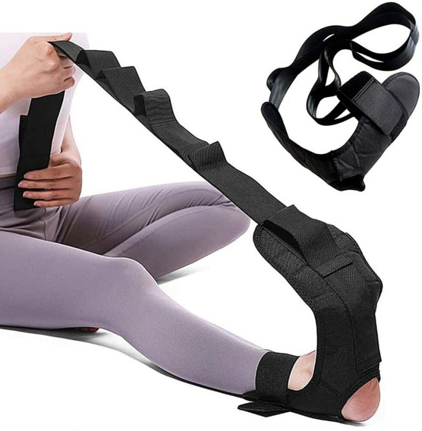 Shopdrop12 Yoga Belt Stretching yoga stretching belt for exercise leg foot  calf stretcher strap with 5