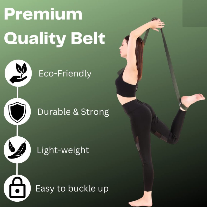 VICTORY Yoga Belt For Women & Men For Stretching Yoga Strap For Exercise &  Workout Cotton Yoga Strap Price in India - Buy VICTORY Yoga Belt For Women  & Men For Stretching