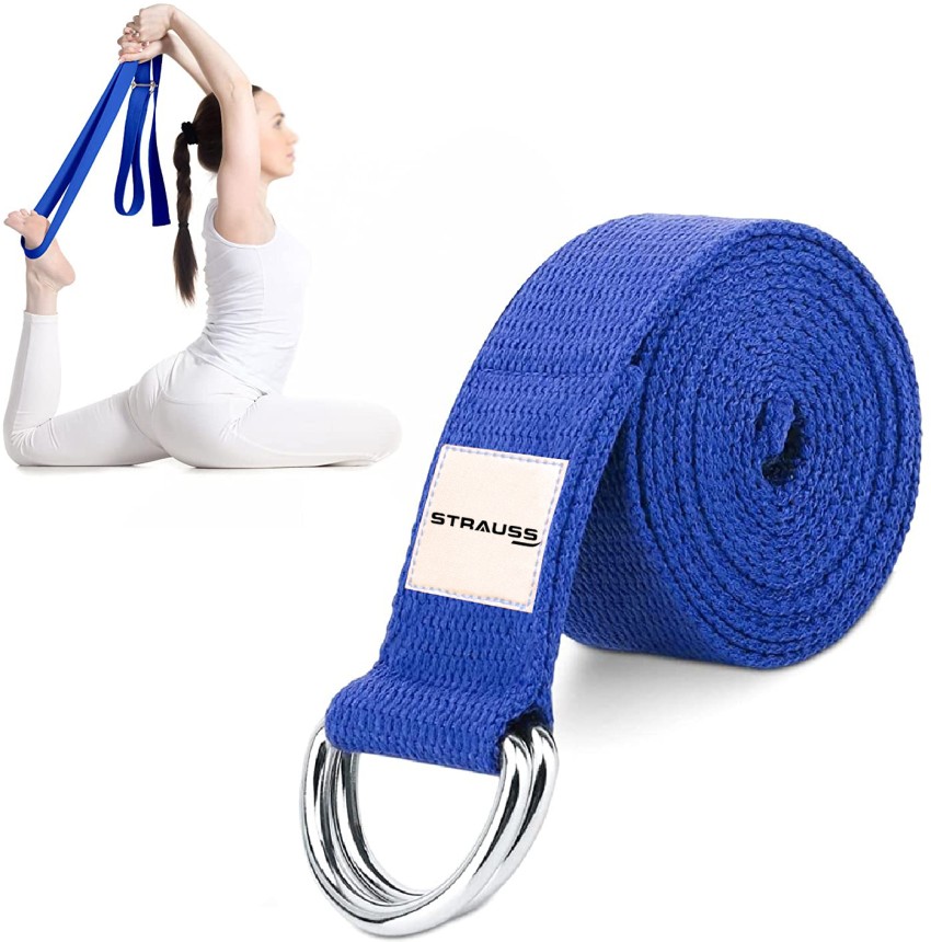 Strauss Yoga Belt, Yoga Strap Cotton Yoga Strap Price in India - Buy  Strauss Yoga Belt