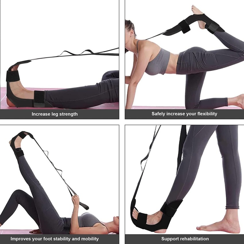 BoldFire Yoga Exercise Fitness Leg Stretching Strap Belt Foot