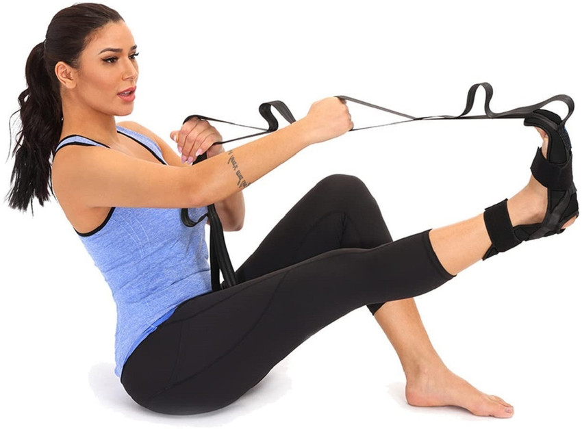 ShopiMoz Leg Stretching Strap Belt Foot Exercise Equipment for Yoga Calf Stretching Strap Nylon Yoga Strap Price in India Buy ShopiMoz Leg Stretching Strap Belt Foot Exercise Equipment for Yoga Calf