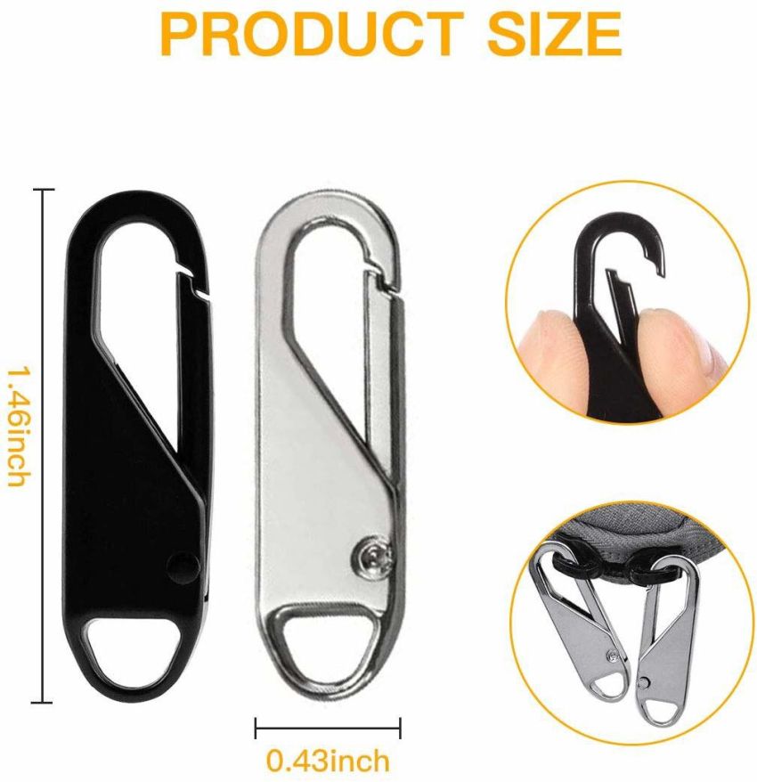 primesale Zipper Pull Replacement Metal Zipper Improved Thin Hook Auto lock  Zip Runner Price in India - Buy primesale Zipper Pull Replacement Metal  Zipper Improved Thin Hook Auto lock Zip Runner online