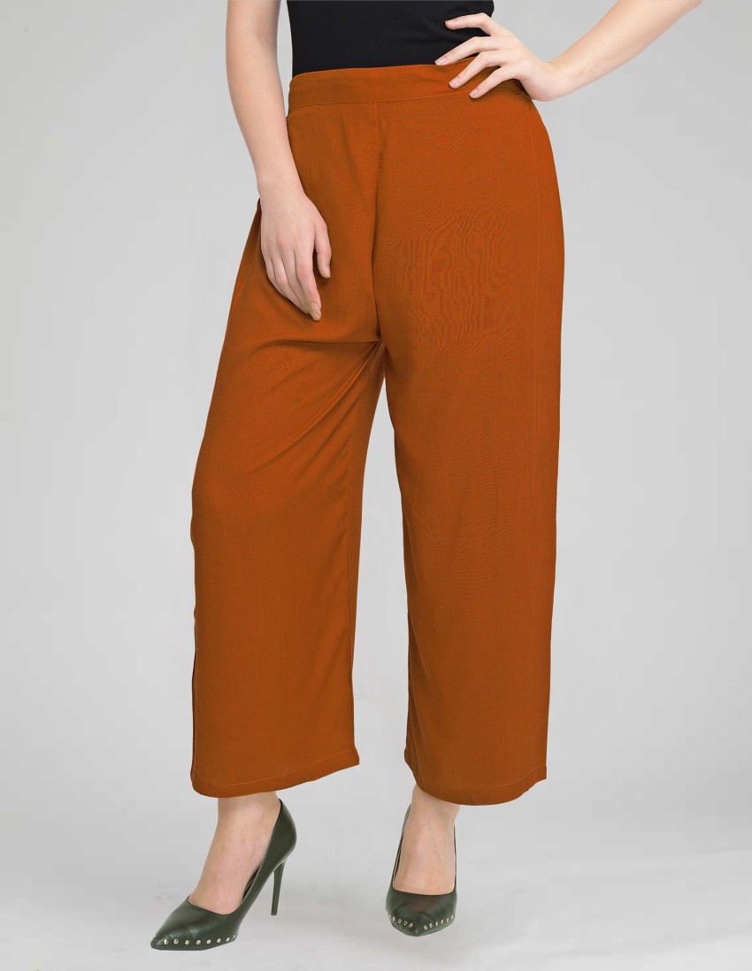 Selvia Regular Fit Women Brown Trousers - Buy Selvia Regular Fit Women  Brown Trousers Online at Best Prices in India