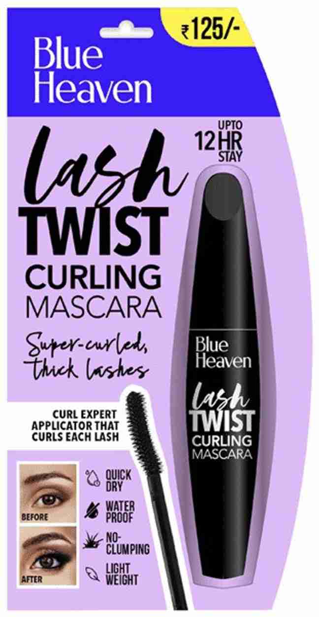 BLUE HEAVEN Lash Twist Curling Mascara Super Curled Thick Lashes Pack of 2 12 ml Price in India Buy BLUE HEAVEN Lash Twist Curling Mascara Super Curled Thick Lashes Pack of