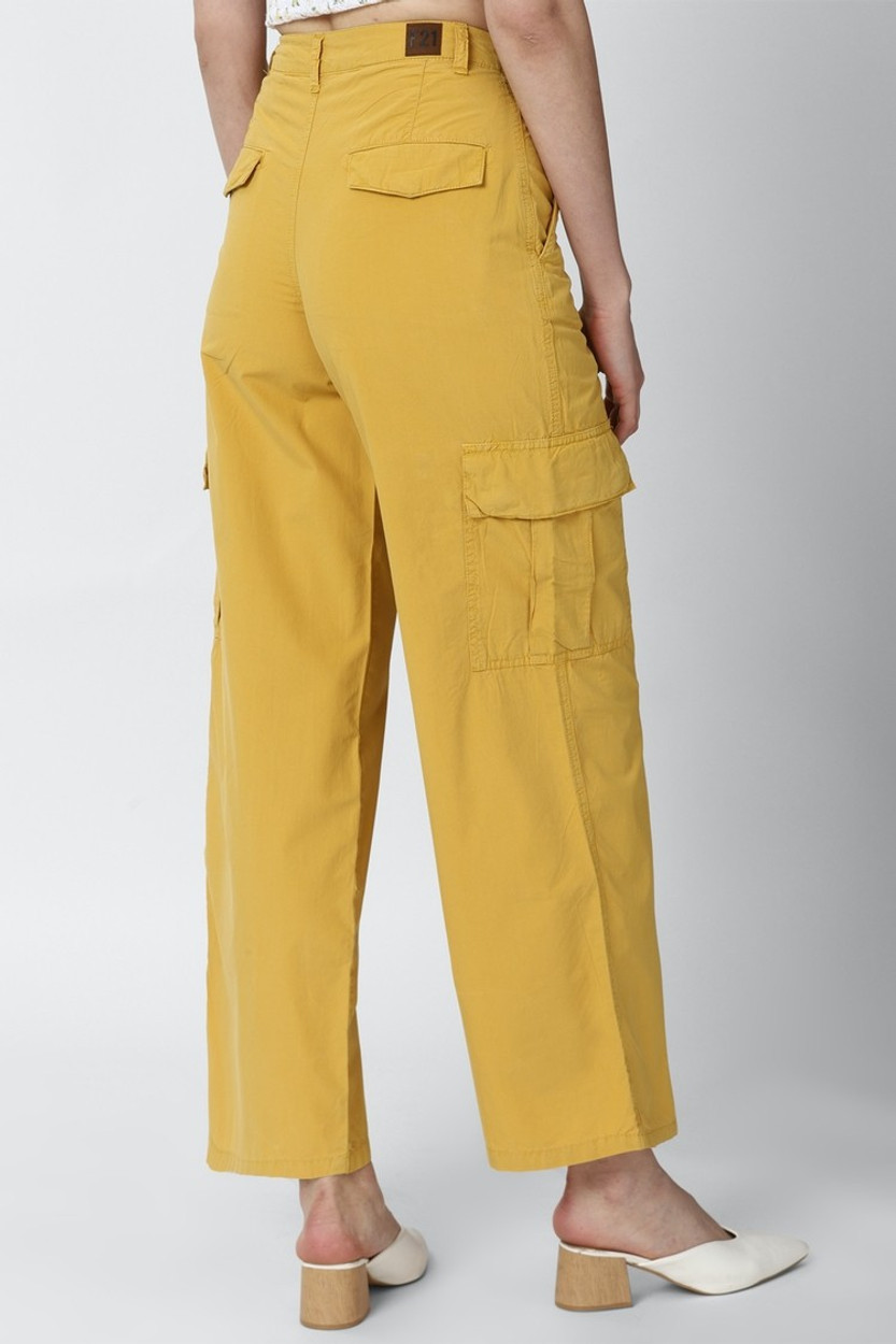 Forever 21 yellow pants sale