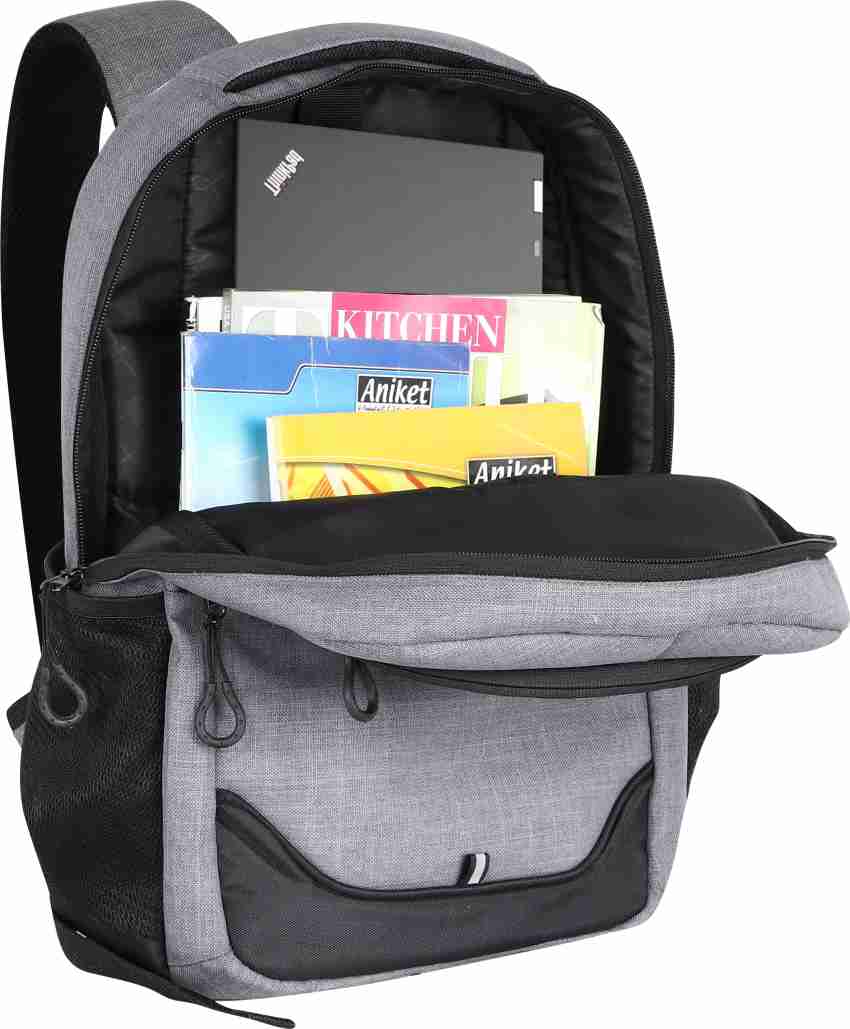 Grey Khadi Laptop Bags For Men & Women Online, Capacity: 25 Lt