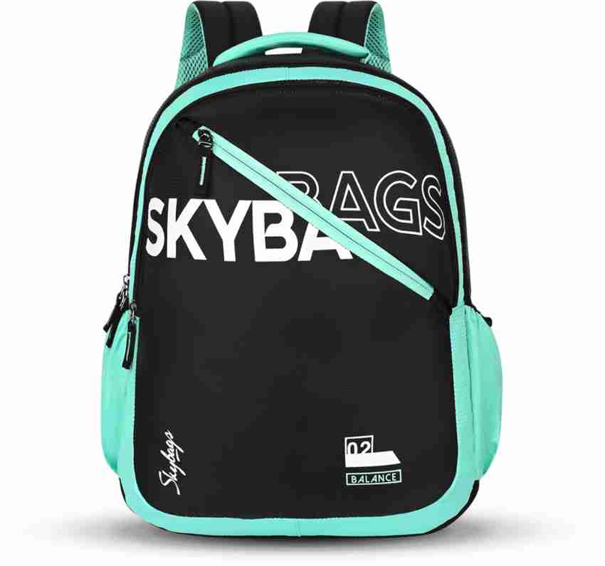 SKYBAGS Atlas E Casual Printed School Bag For Girls And Boys 23 L Backpack Black Price in India Flipkart