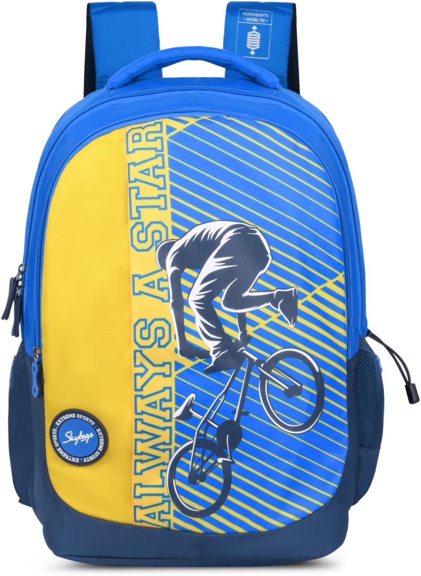 SKYBAGS SQUAD PRO 01 SCHOOL BACKPACK BLUE 33 L Backpack Blue Price in India Flipkart