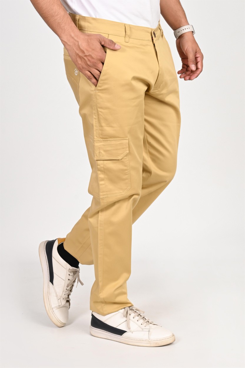 Firetrap Cargo Chino Mens Gents Chinos Trousers Pants Lightweight Zip  Drawstring  eBay