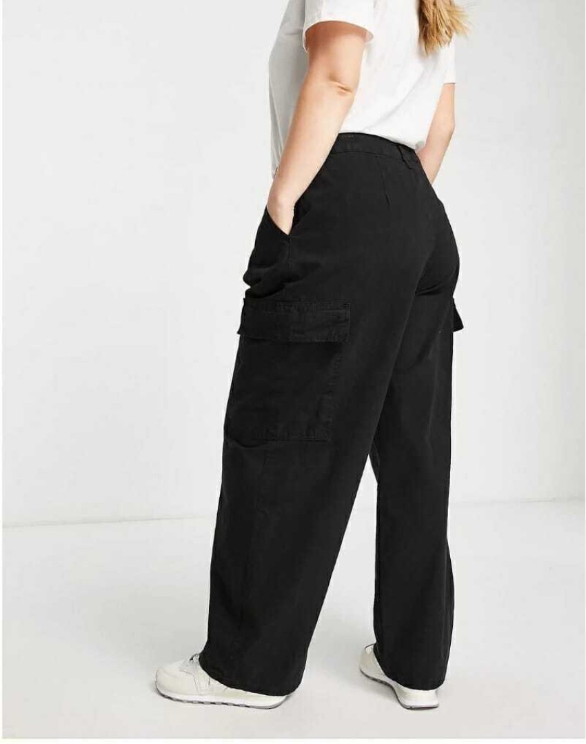 Broadstar Relaxed Women Black Trousers - Buy Broadstar Relaxed