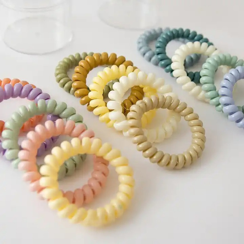 Rubber spiral bracelet hot sale
