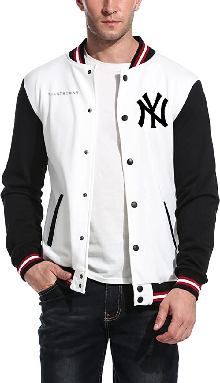 NY Yankees Triple Black Varsity Jacket