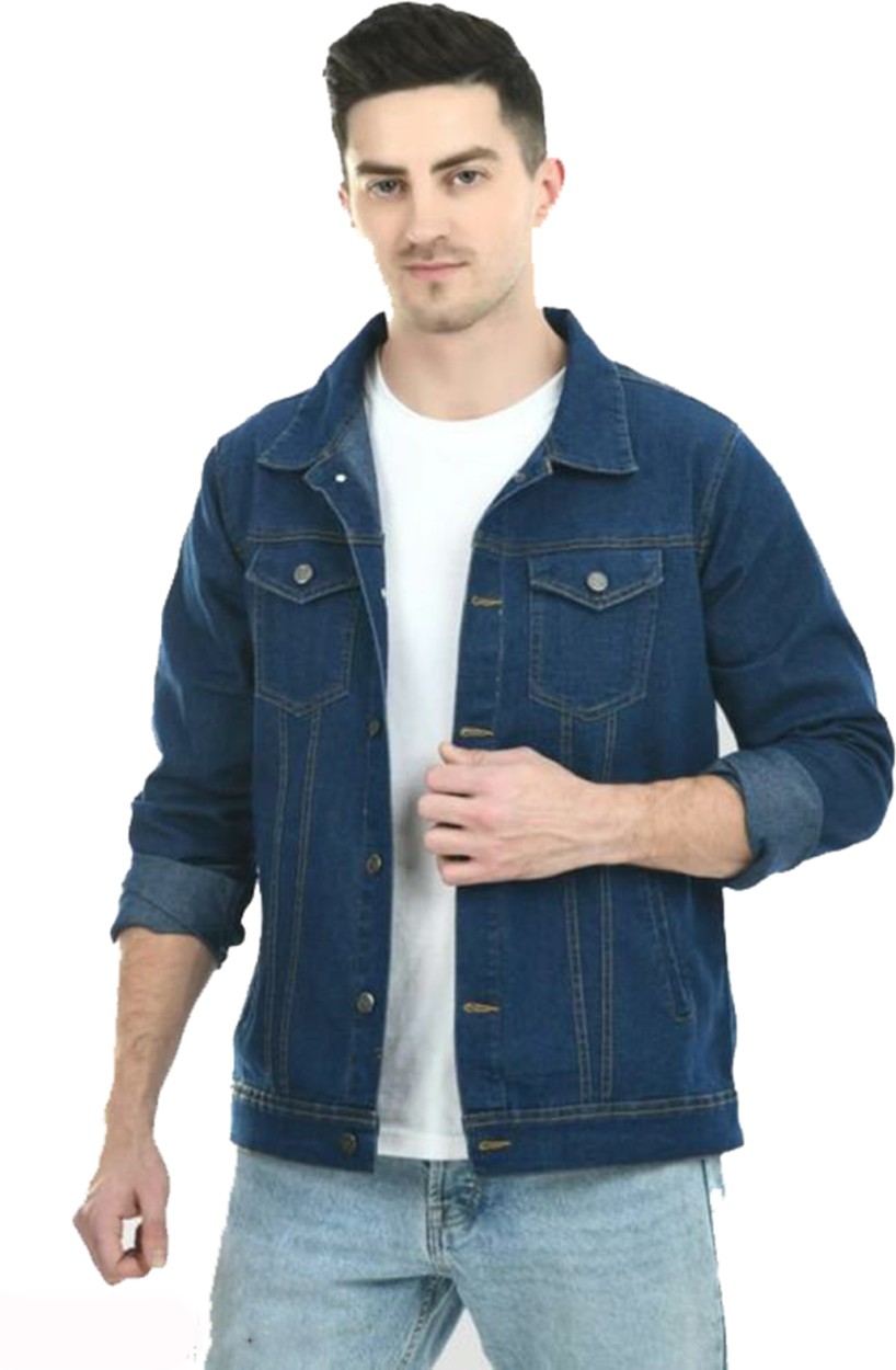 Mens denim hot sale jacket flipkart