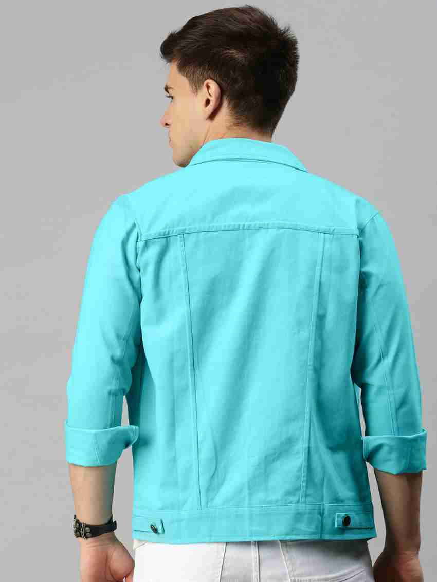 Turquoise hotsell denim jacket