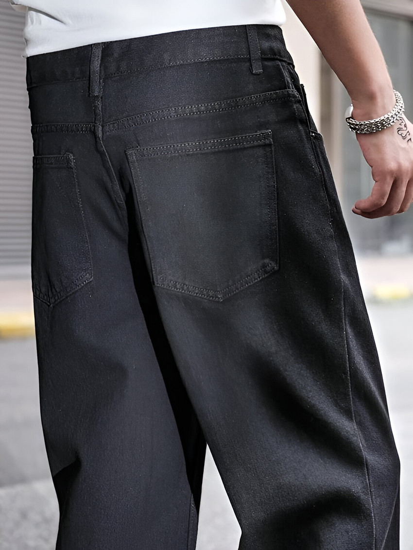 BEN MARTIN Loose Fit Men Black Jeans - Buy BEN MARTIN Loose Fit 